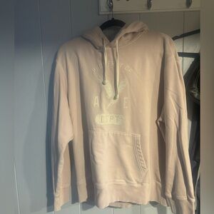 men’s lg light pink american eagle hoodie